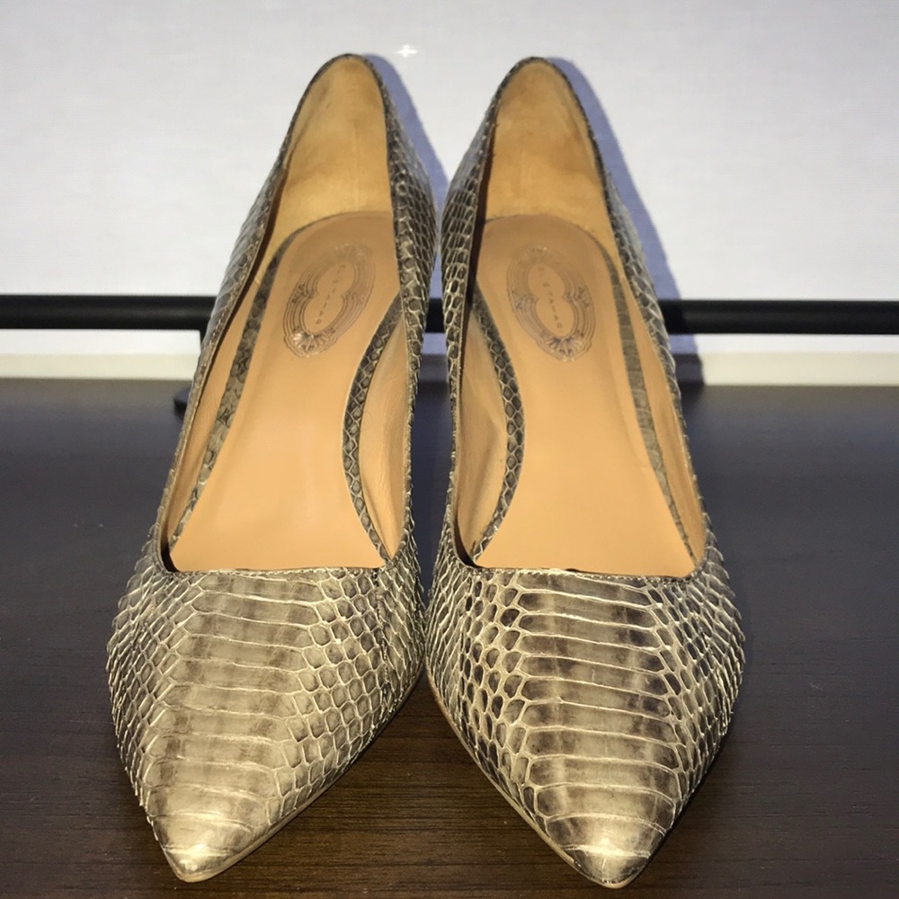 Eli’s Tahari Snakeskin Heels, size 40